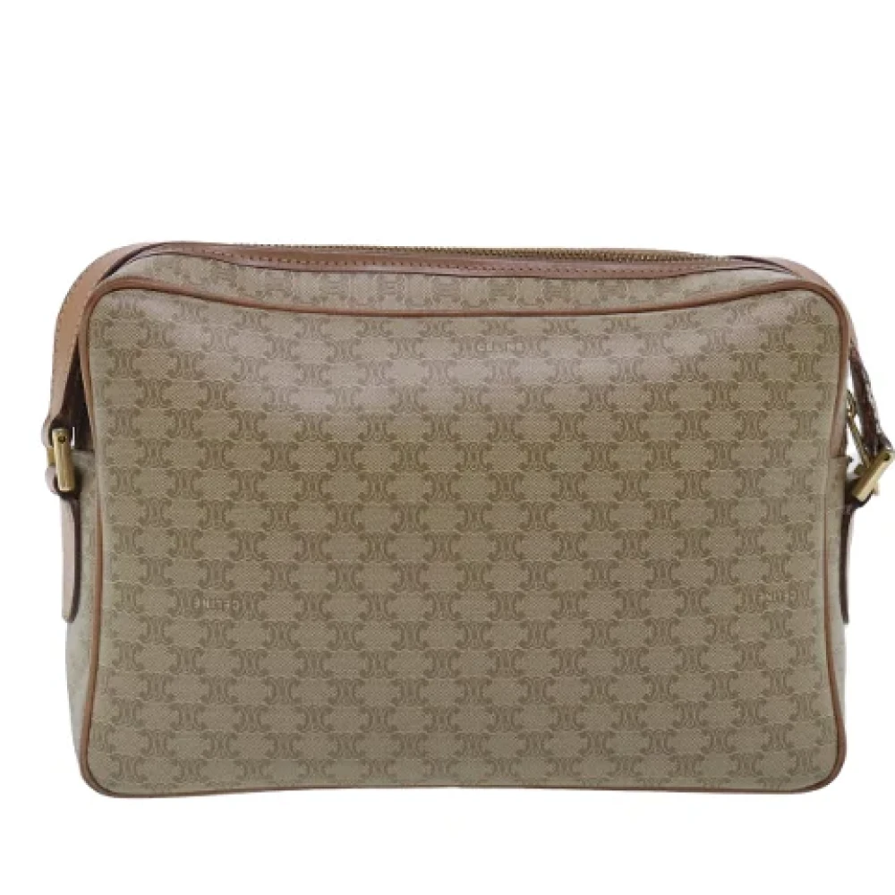 Celine Vintage Pre-owned Canvas celine-bags Beige Dames