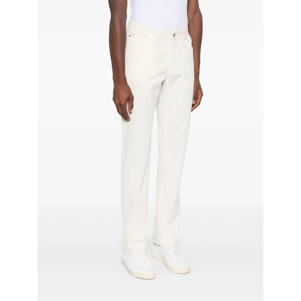 Brioni Stretch Cotton Meribel Jeans White Heren
