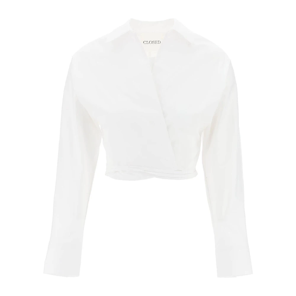 Closed Blouses Shirts White Dames