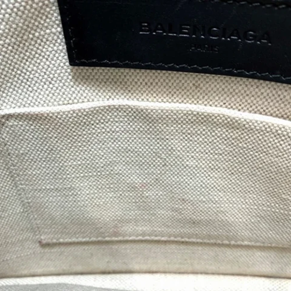 Balenciaga Vintage Pre-owned Canvas balenciaga-bags Beige Dames