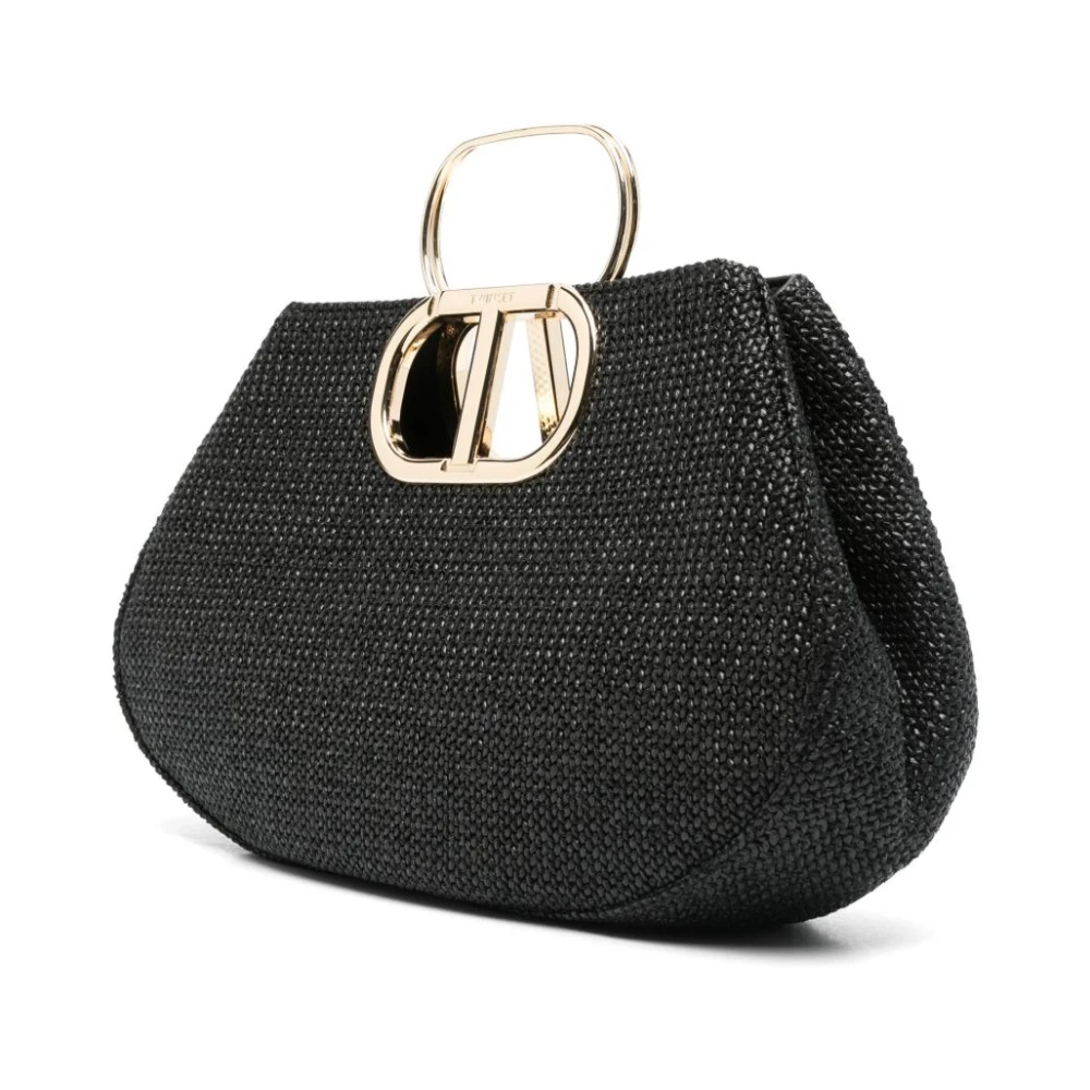 Twinset Zwarte tassen voor een stijlvolle uitstraling Black Dames