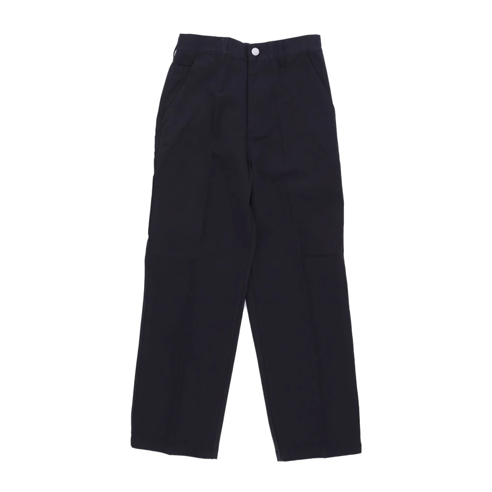 Obey Zwarte Timmerman Broek Hoge Taille Black Dames