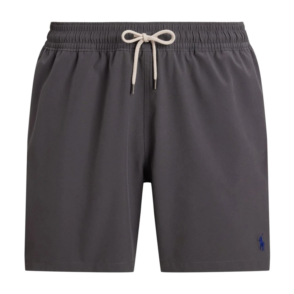 Polo Ralph Lauren Men's Gray Beachwear, S, Traveler Mid Trunk