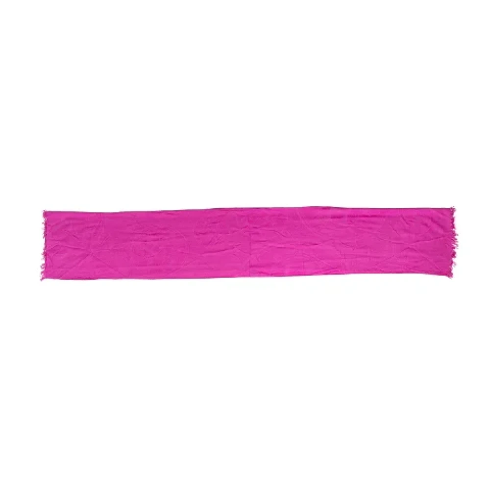 Hermès Vintage Pre-owned Silk scarves Pink Dames