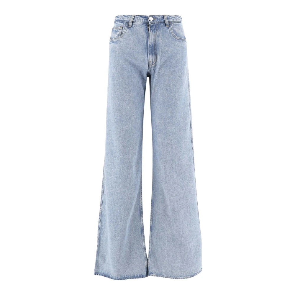 Coperni Denim Wide Leg Jeans Lichtblauw Blue Dames