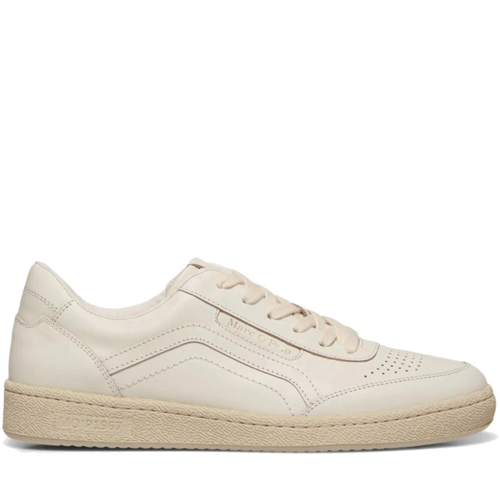 Marc O'polo Men's Beige Casual Leather Sneakers