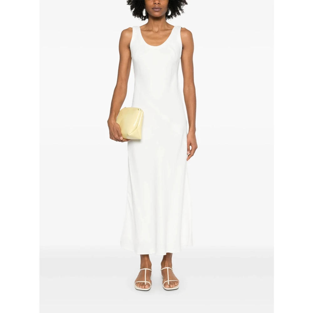 BRUNELLO CUCINELLI Elegante C600 Jurk voor Vrouwen White Dames