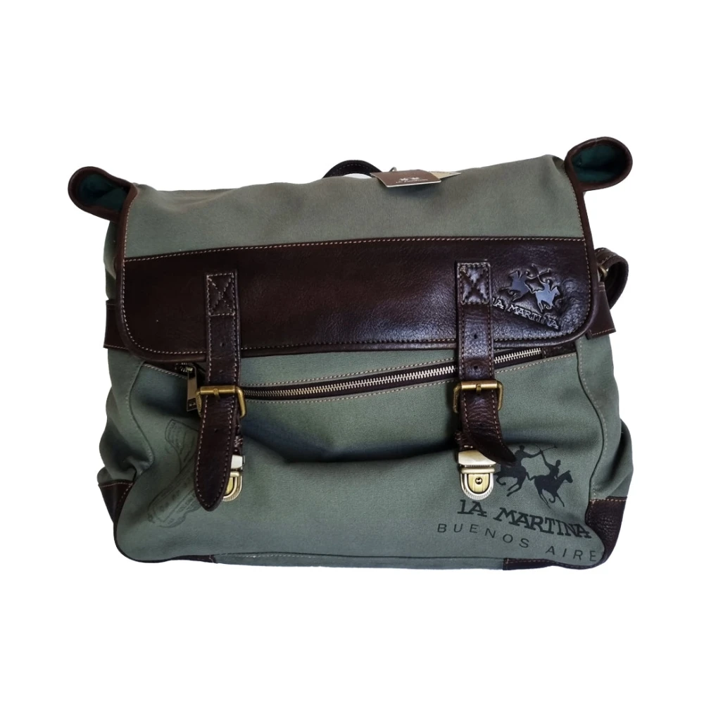 La Martina Men's Gray Shoulder Bags, One Size, Weekend Bag Travel Docut Holder