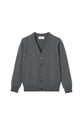 kids-grey-v-neck-sweater