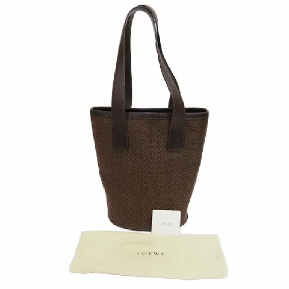Loewe Pre-owned Fabric totes Brown Dames
