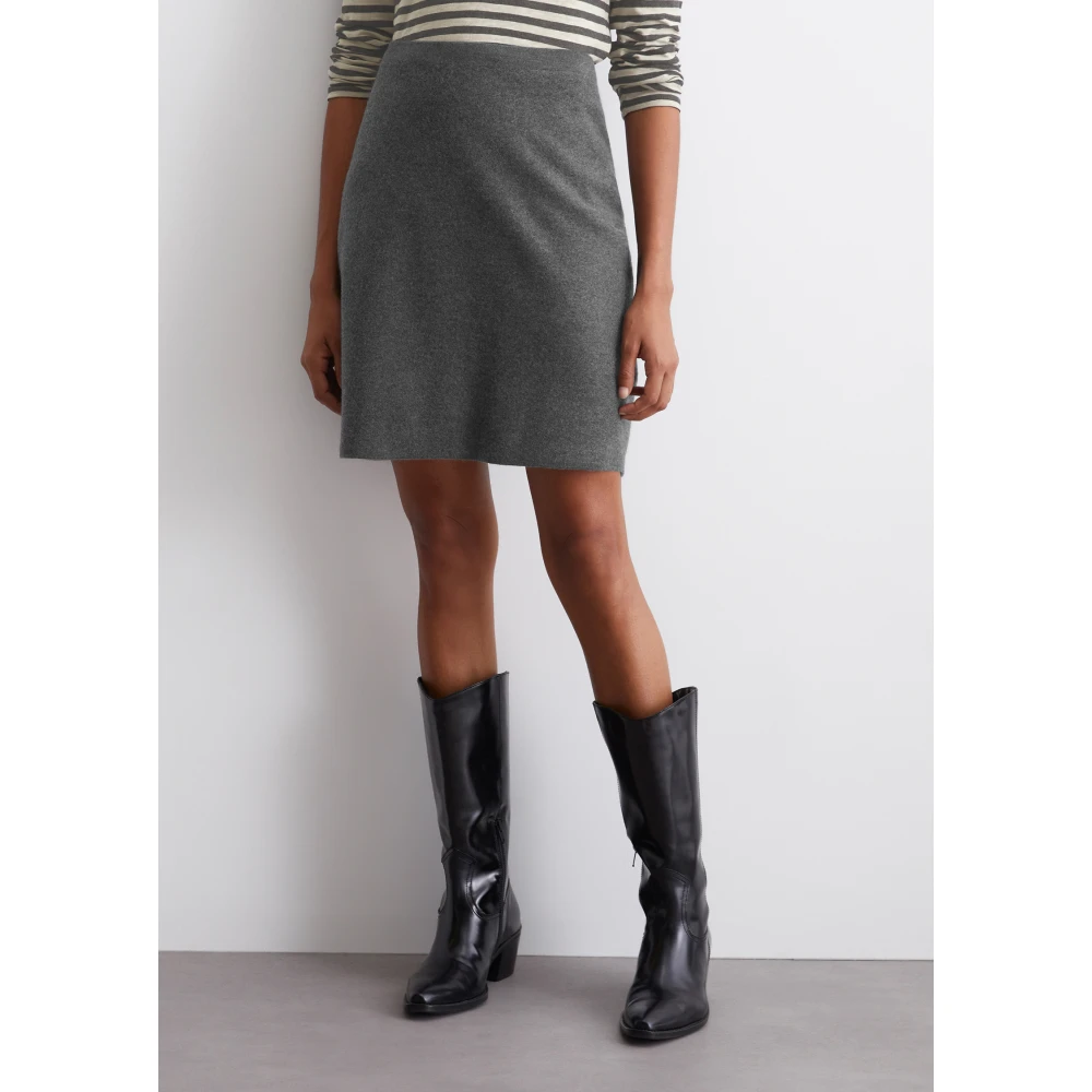 Marc O'Polo Wollen minirok gevormd Gray Dames
