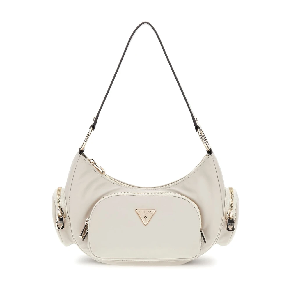 Guess Eco Gemma Schoudertas Beige Dames