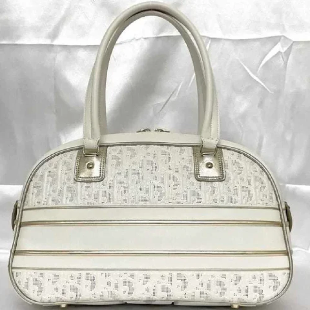 Dior Vintage Pre-owned Fabric dior-bags Gray Dames