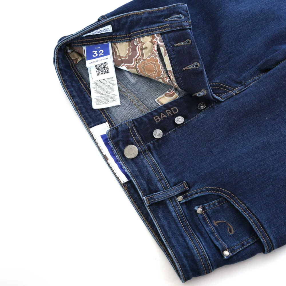 Jacob Cohën Slim Fit Bard Jeans Made in Italy Blue Heren
