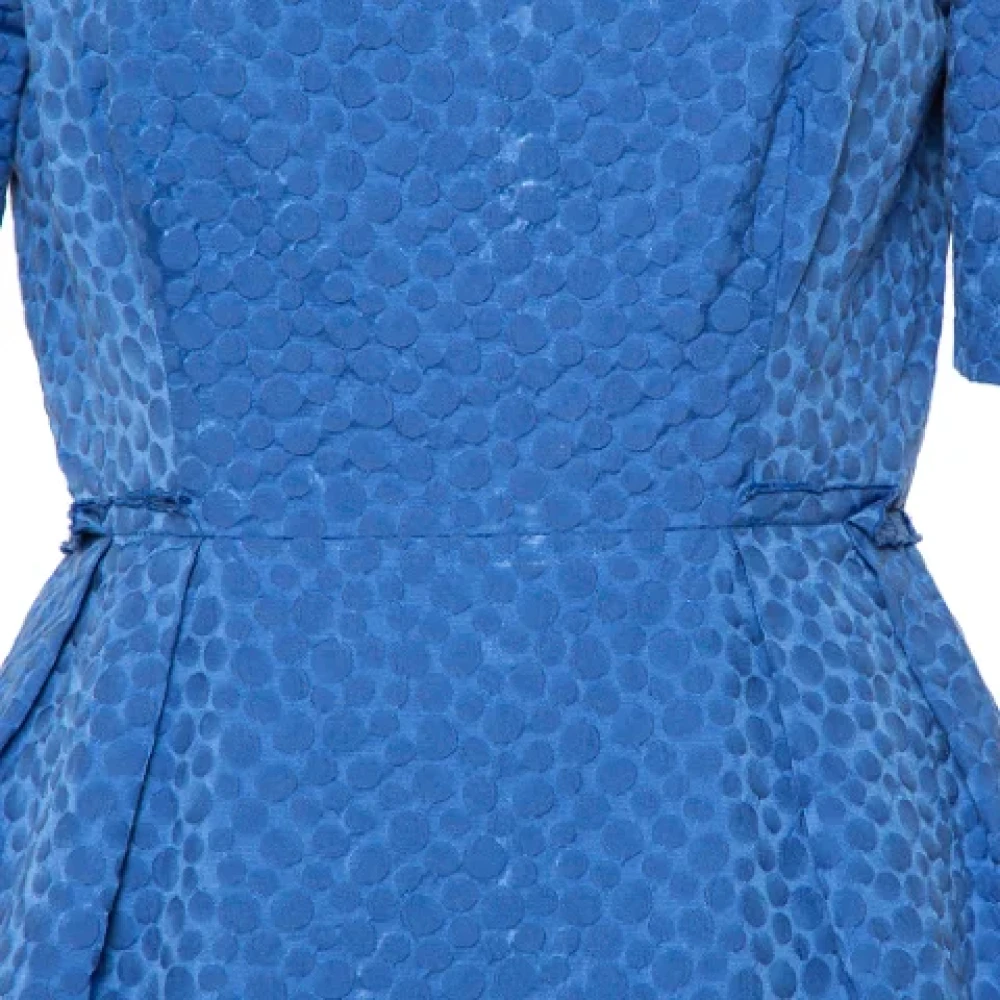 Carolina Herrera Pre-owned Fabric dresses Blue Dames