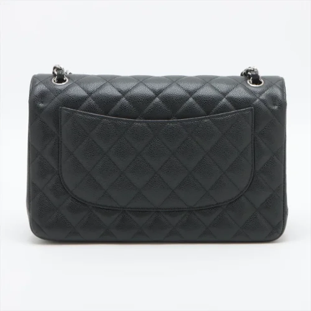 Chanel Vintage Pre-owned Leather handbags Black Dames