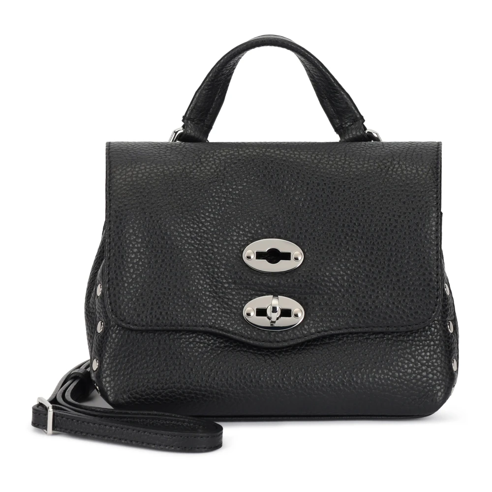 Zanellato Women's Black Handbags, One Size, Postina Baby Bag