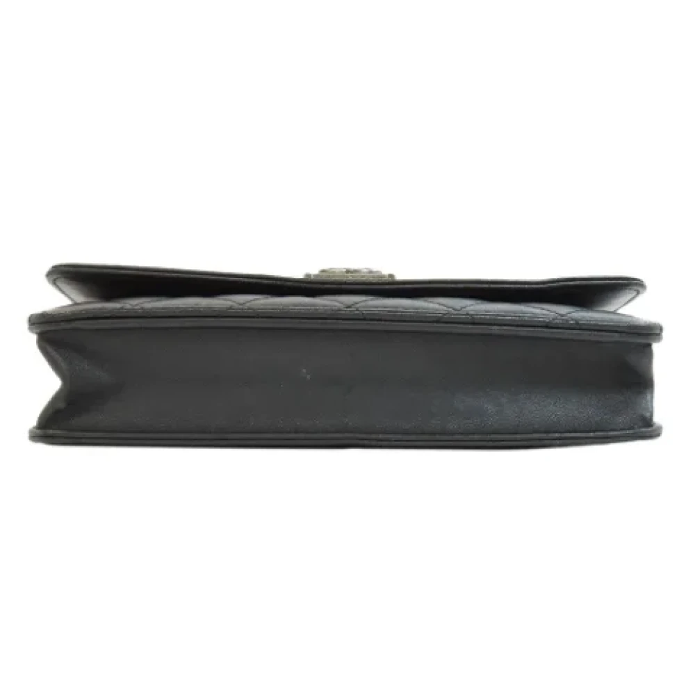 Chanel Vintage Pre-owned Leather chanel-bags Black Dames