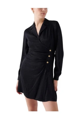 Satin Short Dress