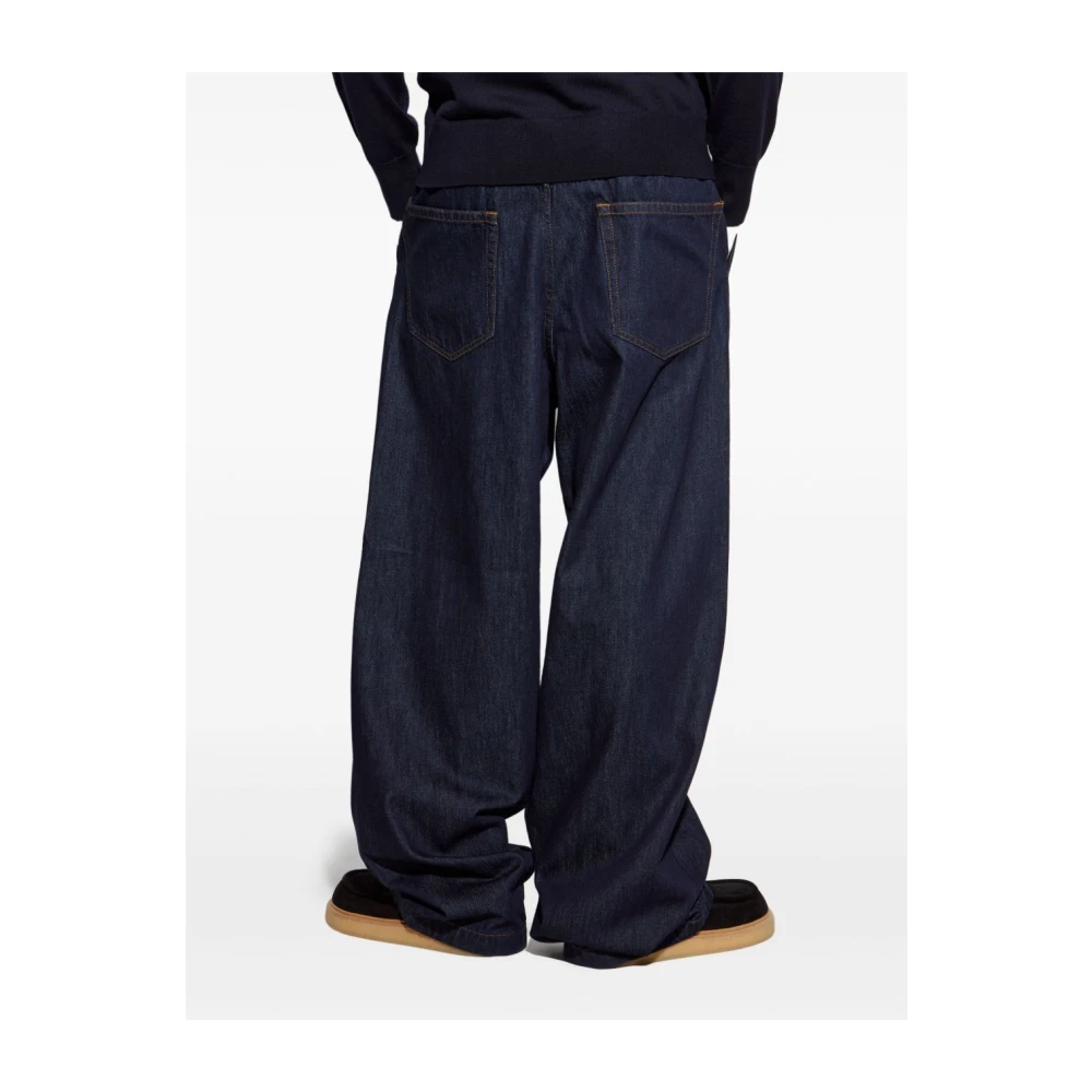 Dries Van Noten Blauwe Jeans voor Mannen Blue Heren