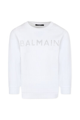 sweatshirt-blanc-a-col-rond-avec-clous