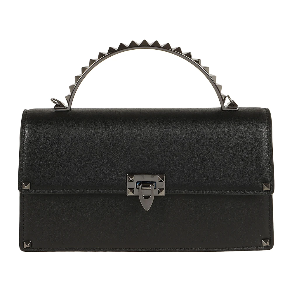 Valentino Garavani Rockstud Mini Tas in Zwart Black Dames