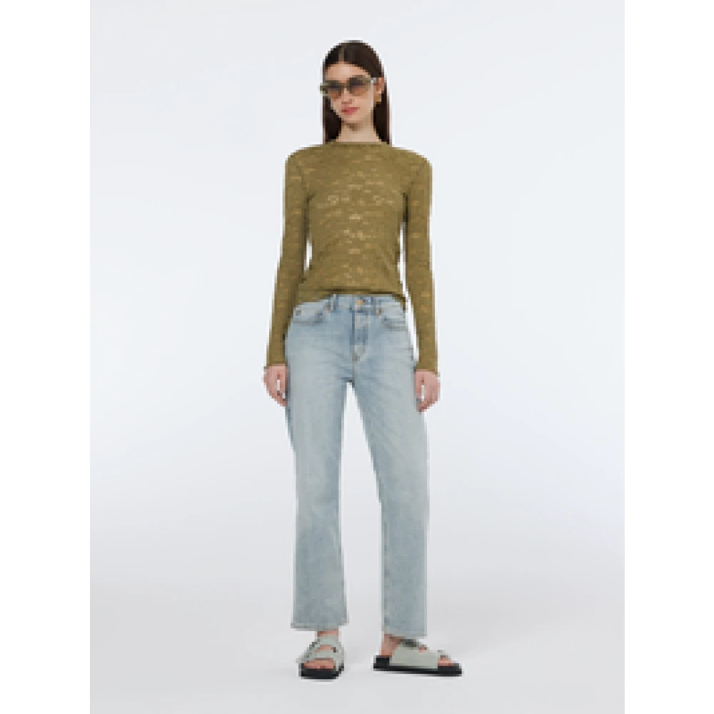 Scotch & Soda Sky Straight Jeans Mish Mash Blue Dames