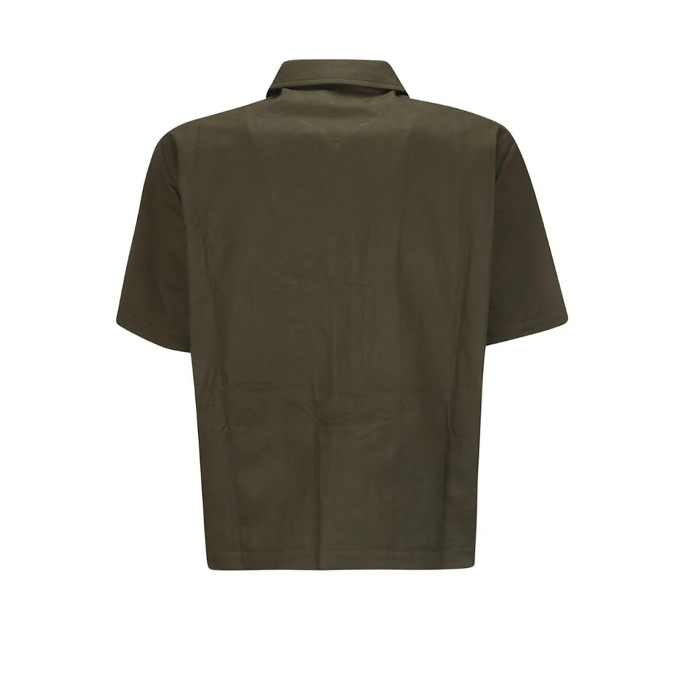 Gr10K Ritssluiting Polo Shirt in Aardebruin Brown Heren