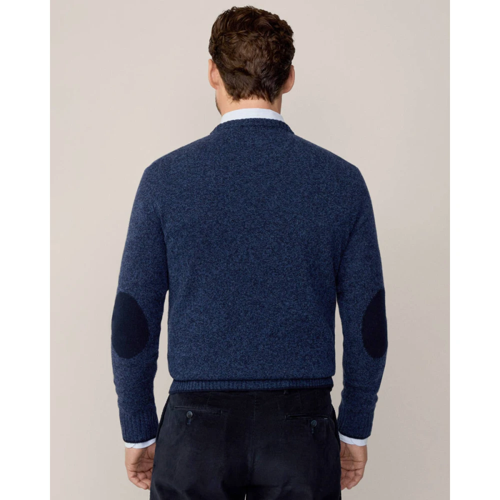 Hackett Stijlvolle Pullover Sweater Blue Heren