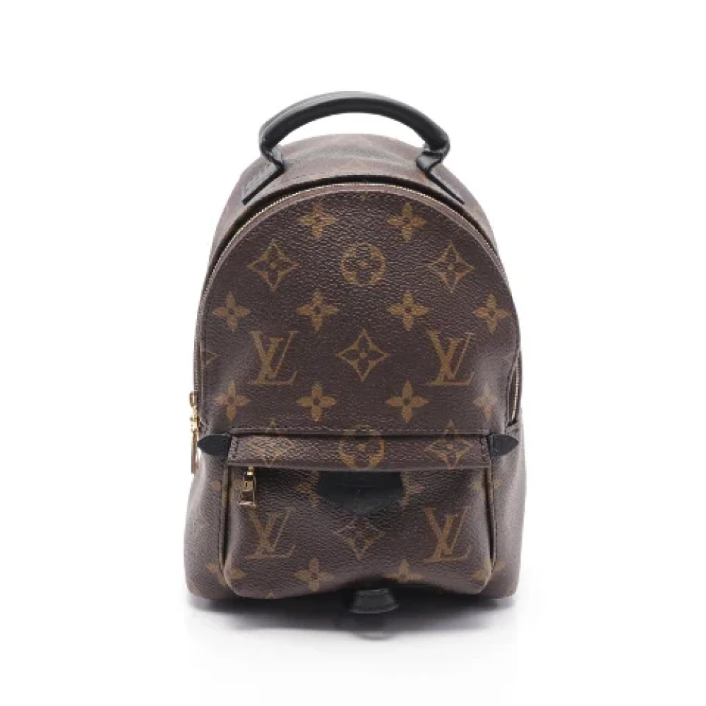 Louis Vuitton Vintage Pre-owned Canvas backpacks Brown Dames