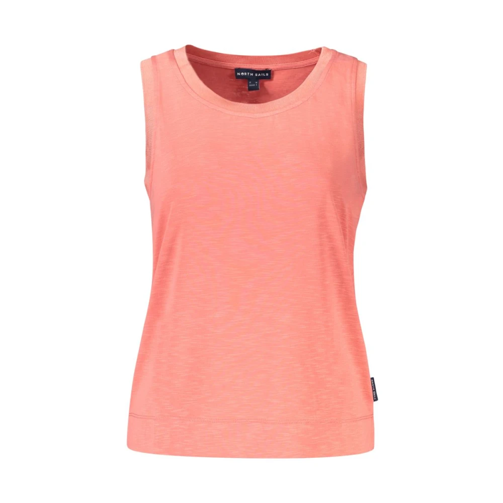 North Sails Women's Pink Sleeveless Tops, L, Tank Top With Wide Straps