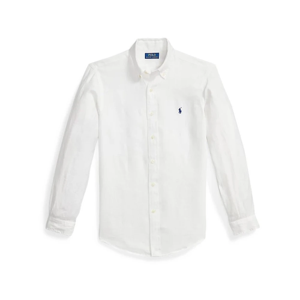 Polo Ralph Lauren Uomo Bianco Casual Shirts
