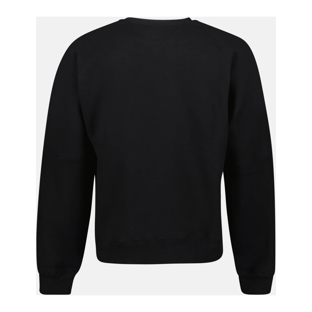 Saint Laurent Zwart katoenen sweatshirt herfst-winter 2024 Black Heren