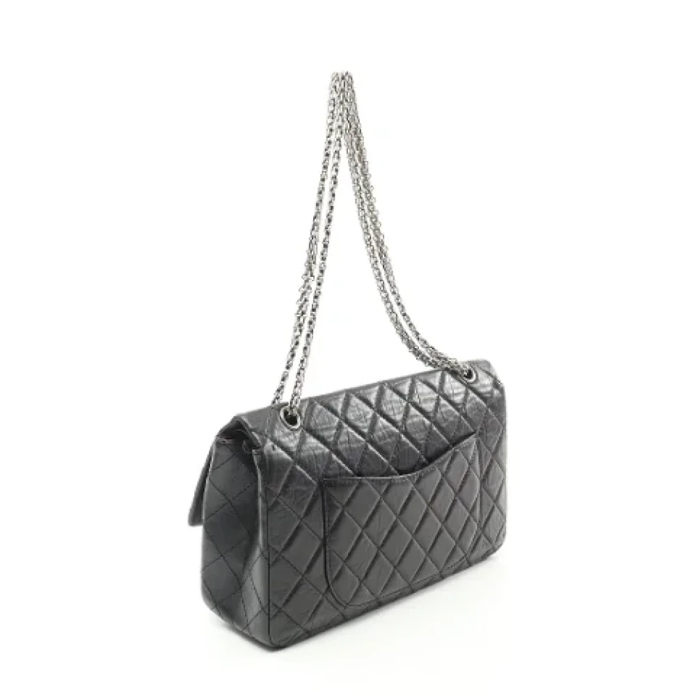 Chanel Vintage Pre-owned Leather shoulder-bags Black Dames