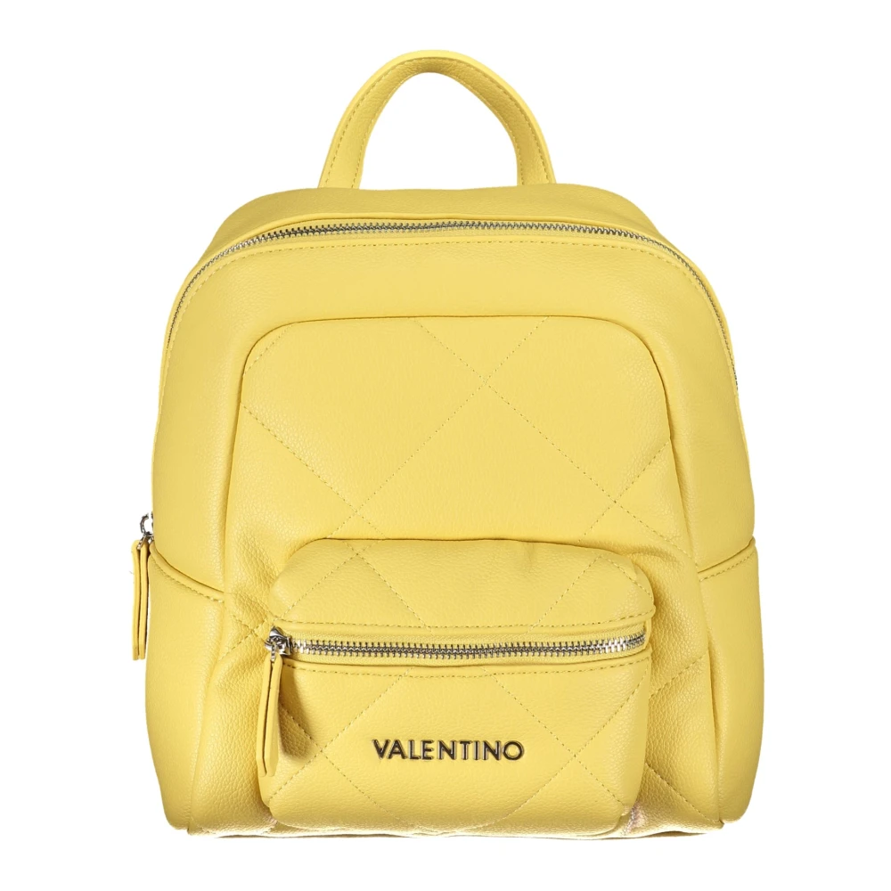 Valentino by Mario Valentino Gul Ryggsäck med Justerbara Remmar Yellow, Dam