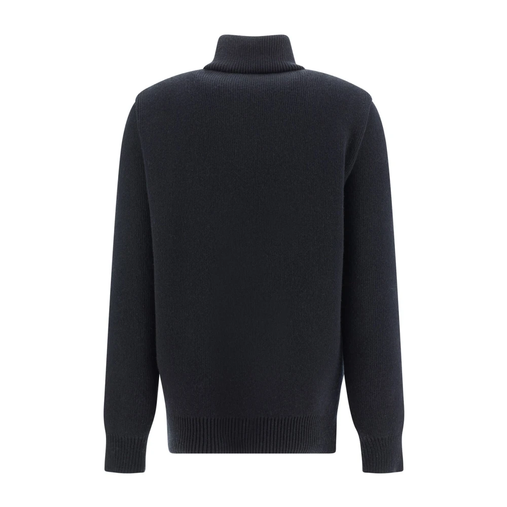 Loewe Shearling Fold Jacket met hoge hals Black Dames