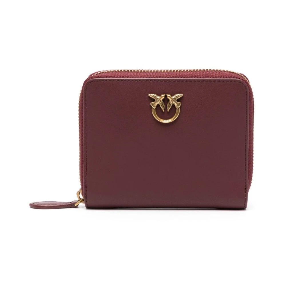 Pinko Red Wallets & Cardholders, Female, One Size, Taylor Zip-Around Wallet