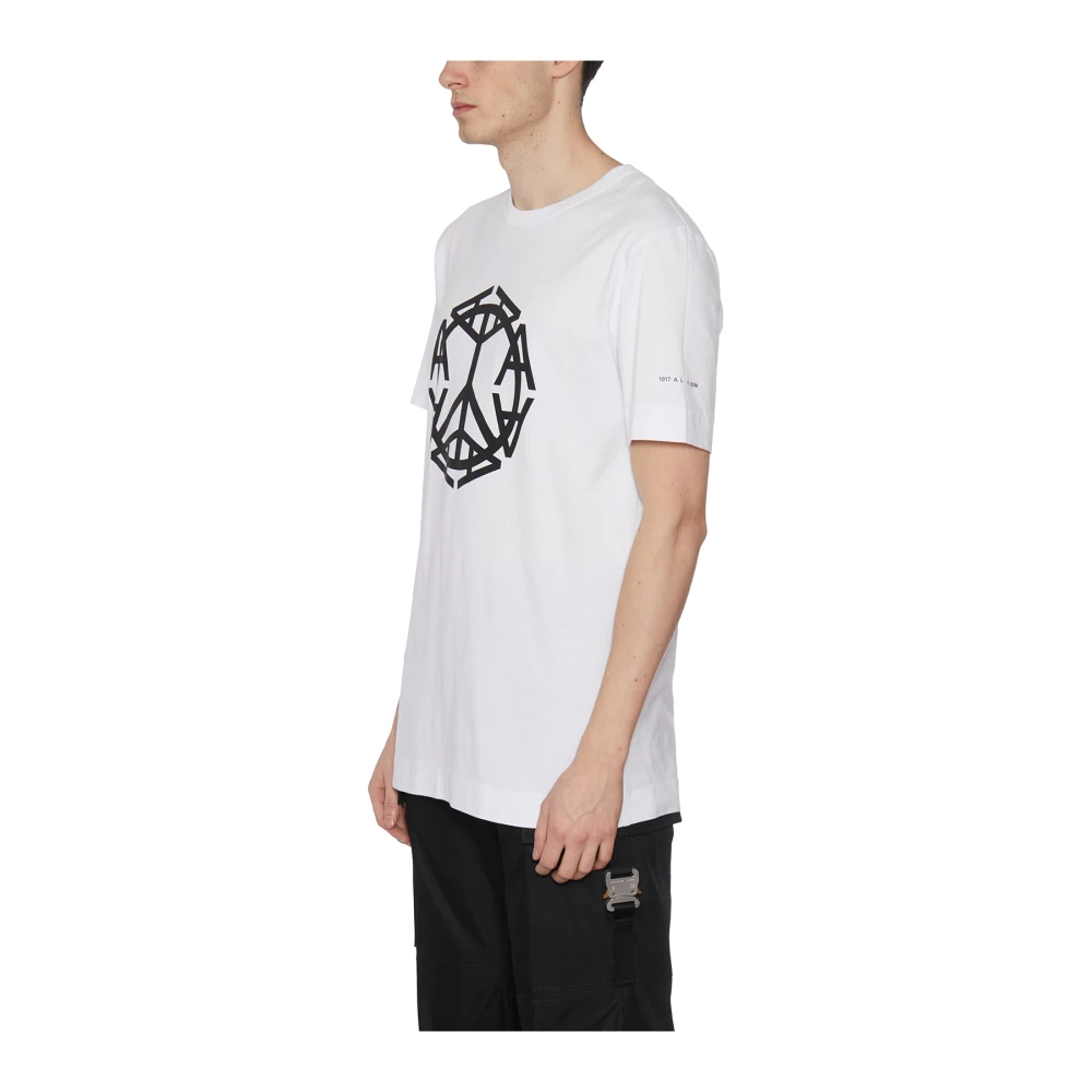 1017 Alyx 9SM Katoenen Print T-Shirt White Heren