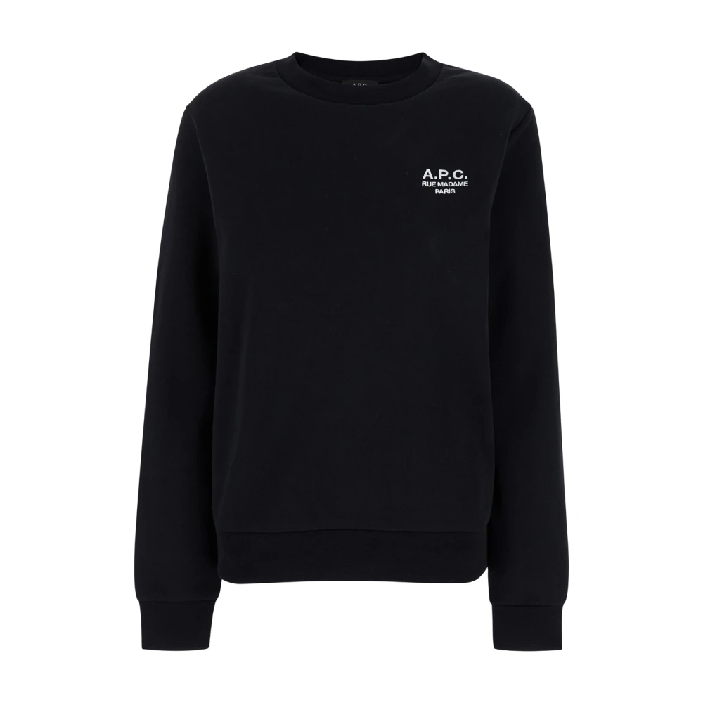 A.p.c. Zwarte Sweater Rue Madame Black Dames