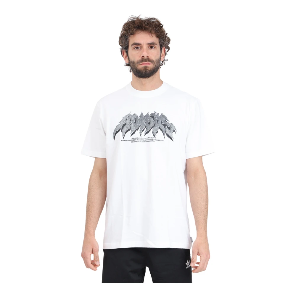 Adidas Originals Flames Concert T-Shirt White- Heren White