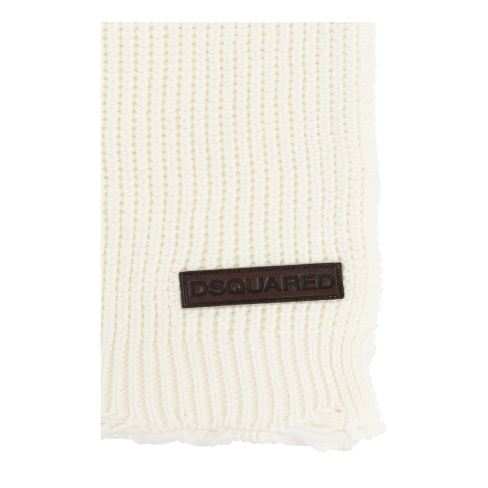 Dsquared2 Wollen sjaal Beige Heren