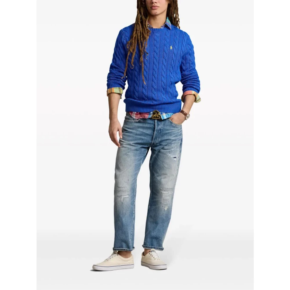 Polo Ralph Lauren Donkerblauwe Pullover Sweater Blue Heren