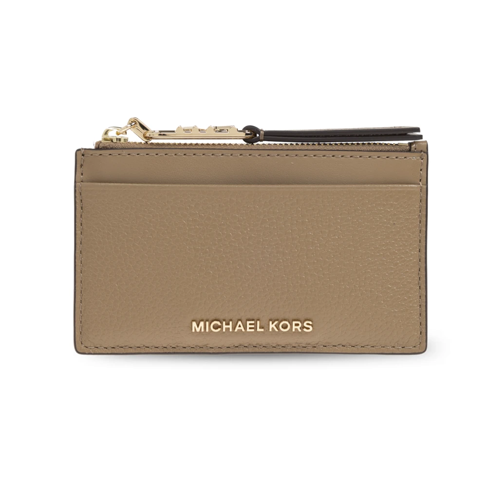 Michael Kors Card Case Empire Beige Dames