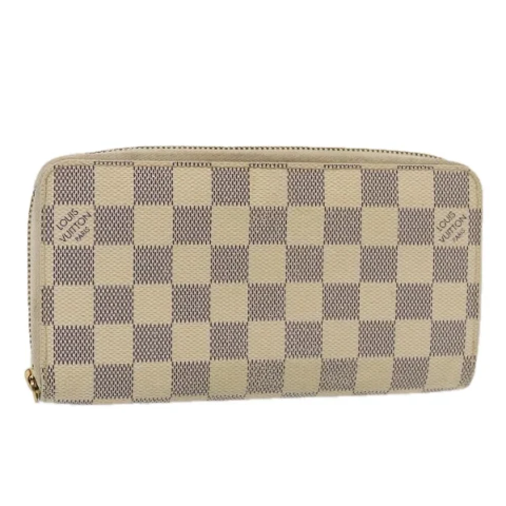 Louis Vuitton Vintage Pre-owned Canvas wallets White Dames