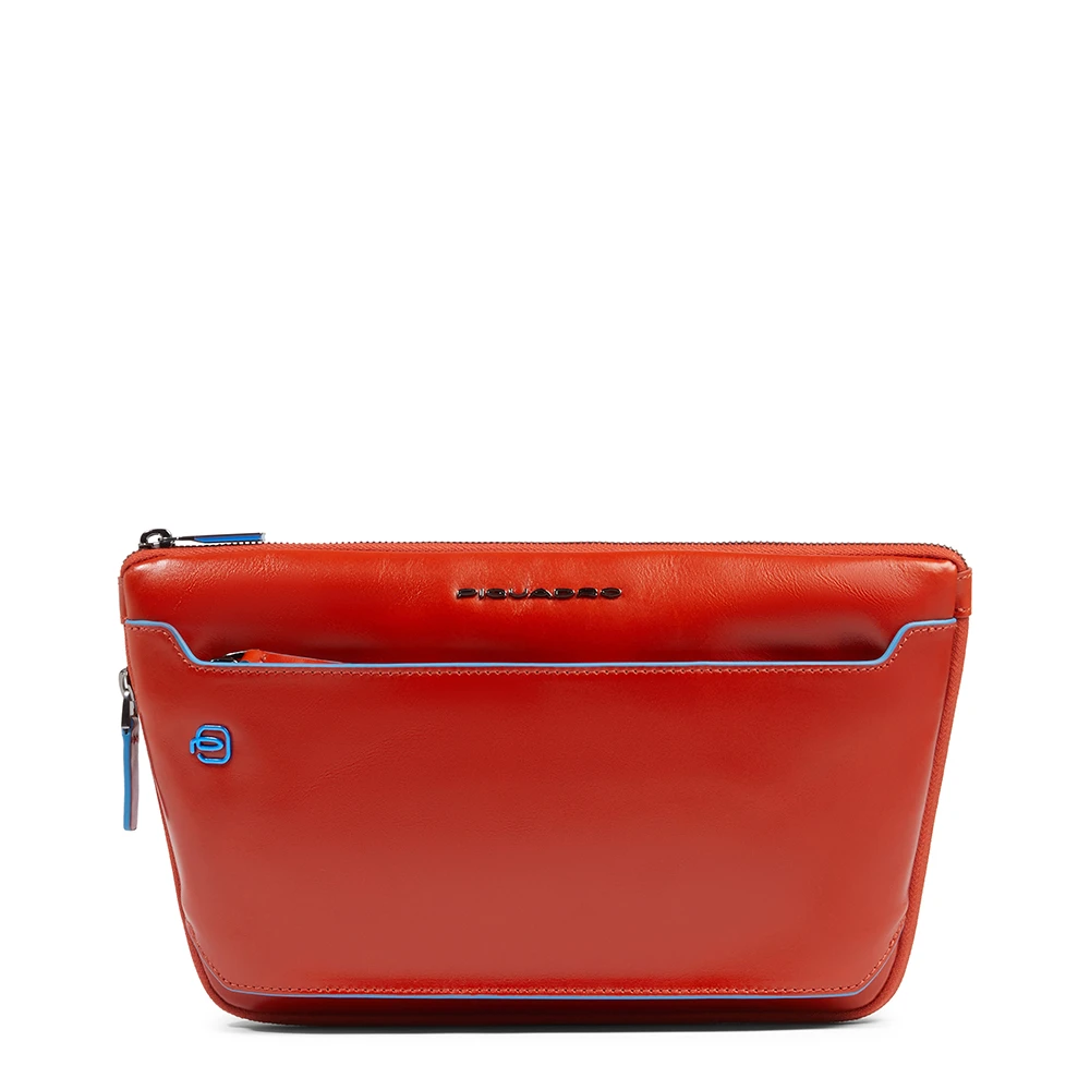 Piquadro Vrouw Rood Tassen Dames, One Size, Leer, Expandable Flat Heuptas