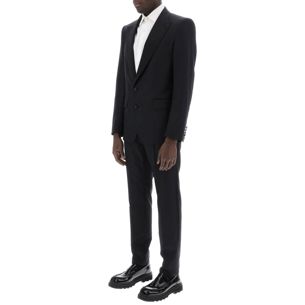 Dolce & Gabbana Elegant Pak voor Mannen Black Heren