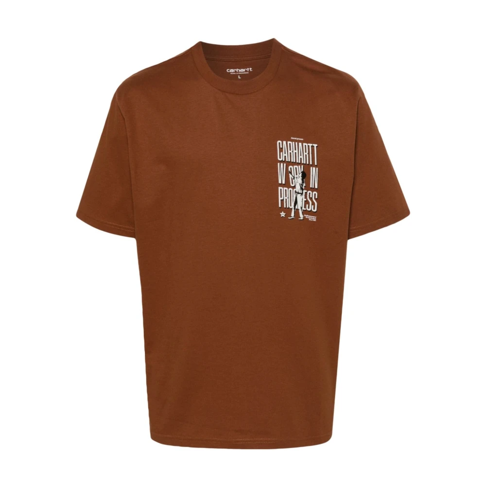 Carhartt WIP Workaway T-shirt Brown Heren