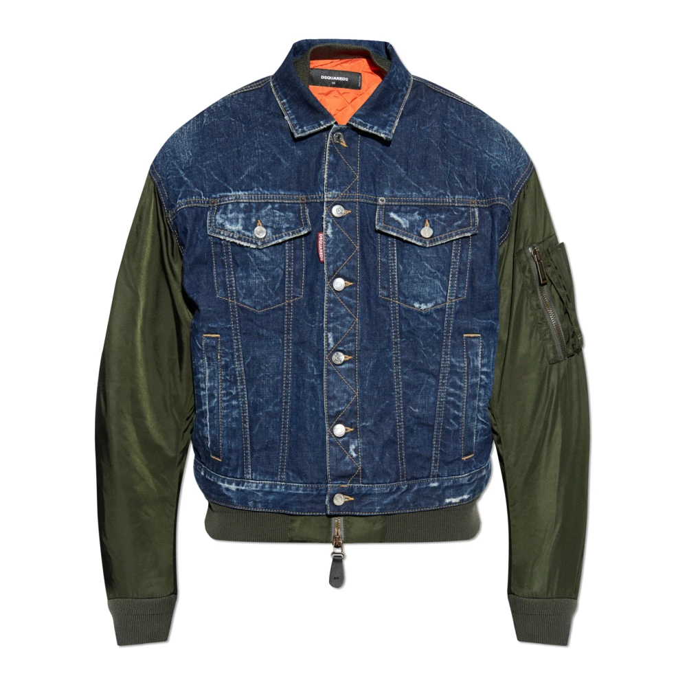 Dsquared2 Men's Blue Denim Jacket - Denim Jackets - Xs - Jackets