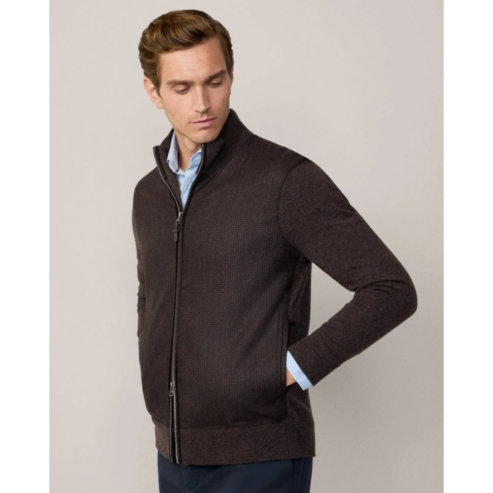 Hackett Stijlvolle London Vest Brown Heren