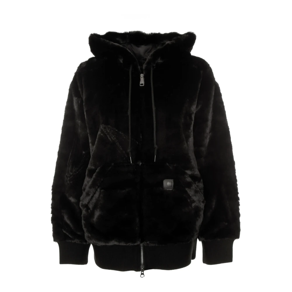 Carhartt WIP Gezellige Hoodie Jas Black Dames